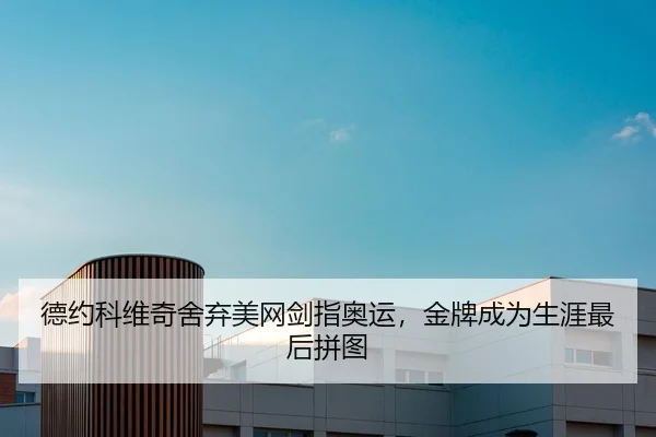 德约科维奇舍弃美网剑指奥运，金牌成为生涯最后拼图
